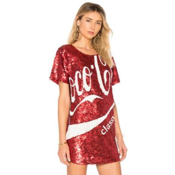 - NEW MuaMua Coco Cola Dress BX9 - Picture 2 of 6